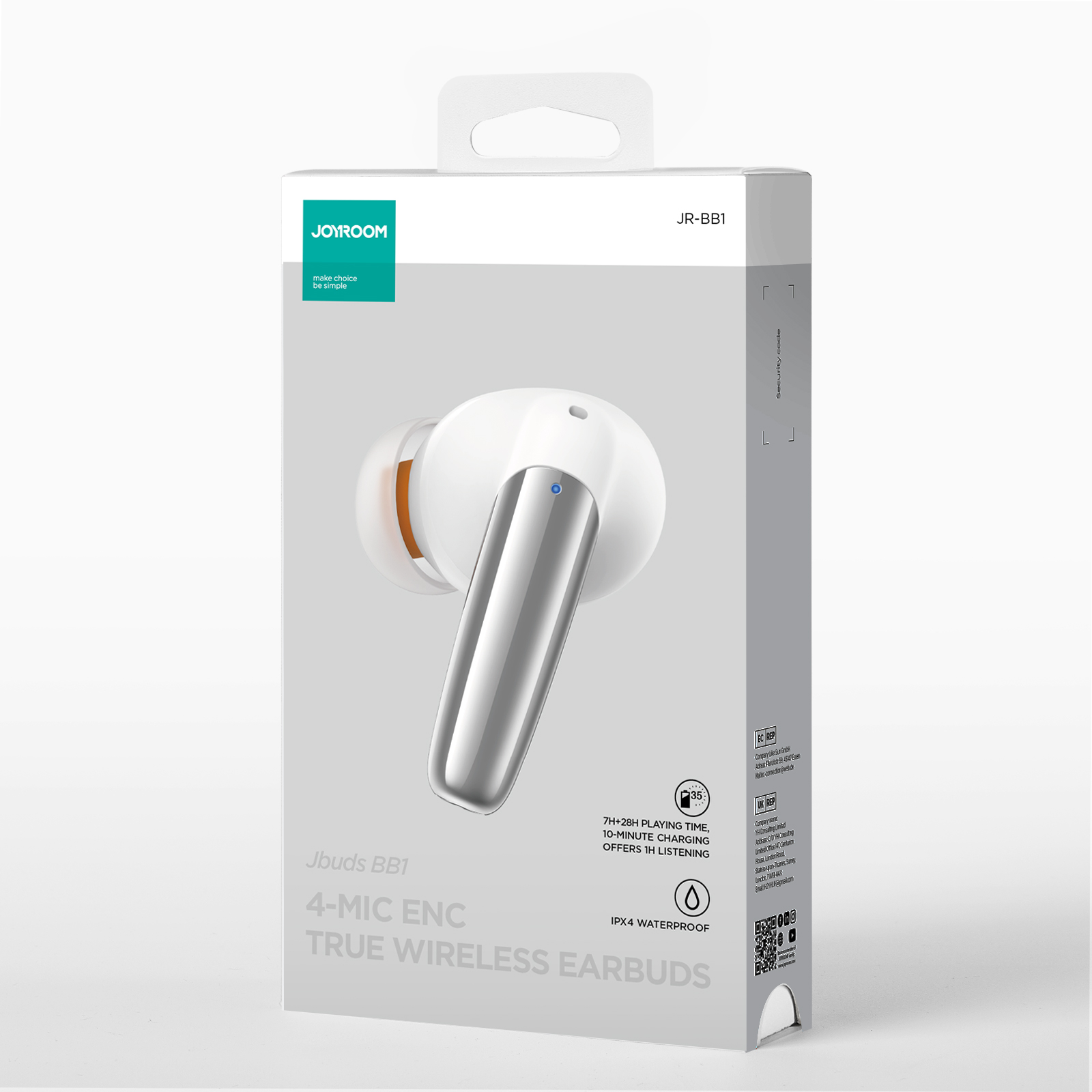 Enc Jbuds Serijos Usb-c Belaidės Ausinės į Ausis Baltos Spalvos