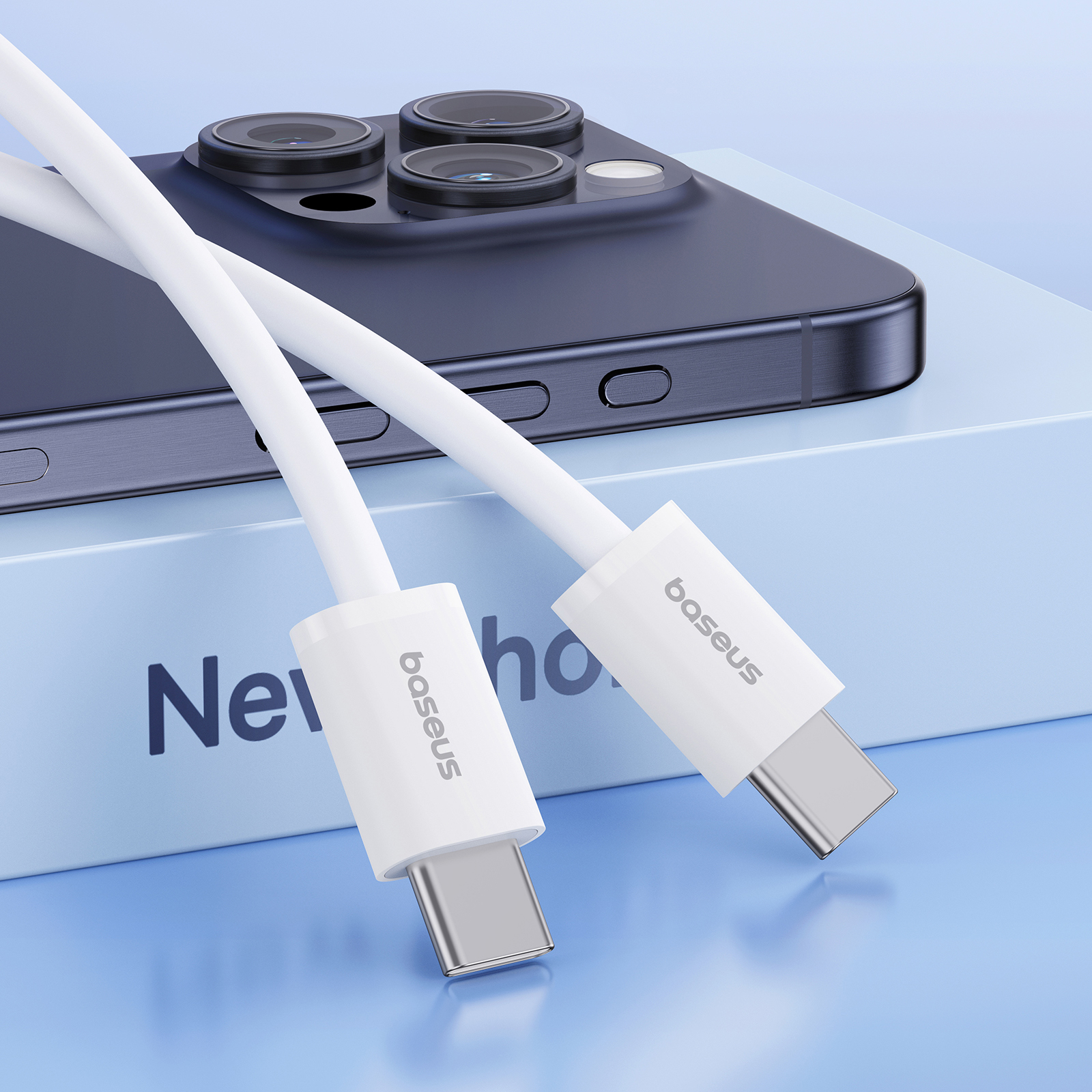 Usb-c Kabelis 30w Pd 480mb/s Superior Series Ll 2 M Baltas