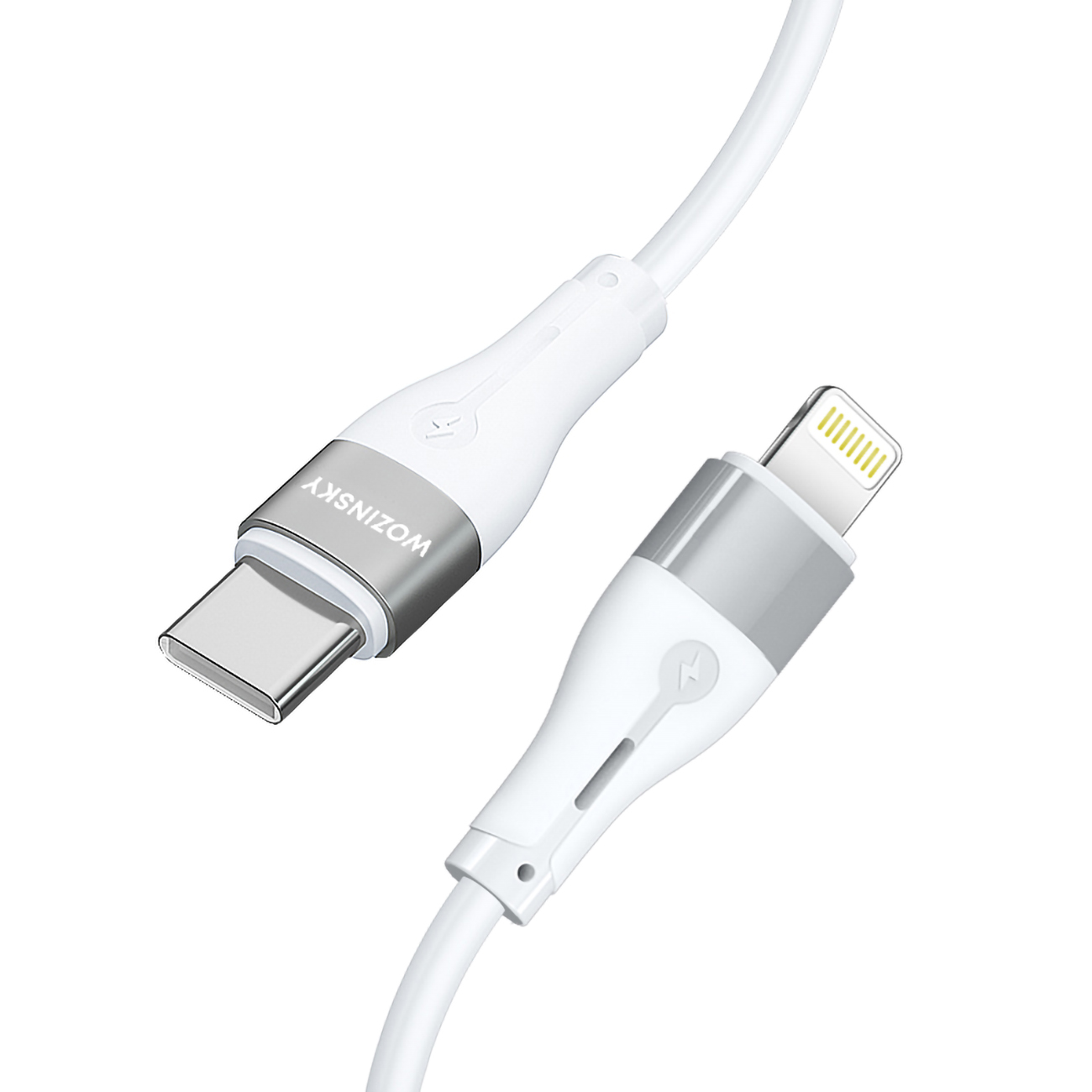 Kabelis Iphone Usb-c - Lightning Pd 27w 1m Baltas
