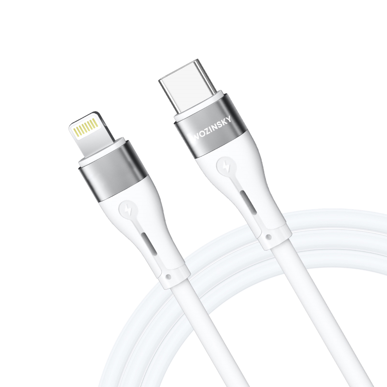 Kabelis Iphone Usb-c - Lightning Pd 27w 1m Baltas