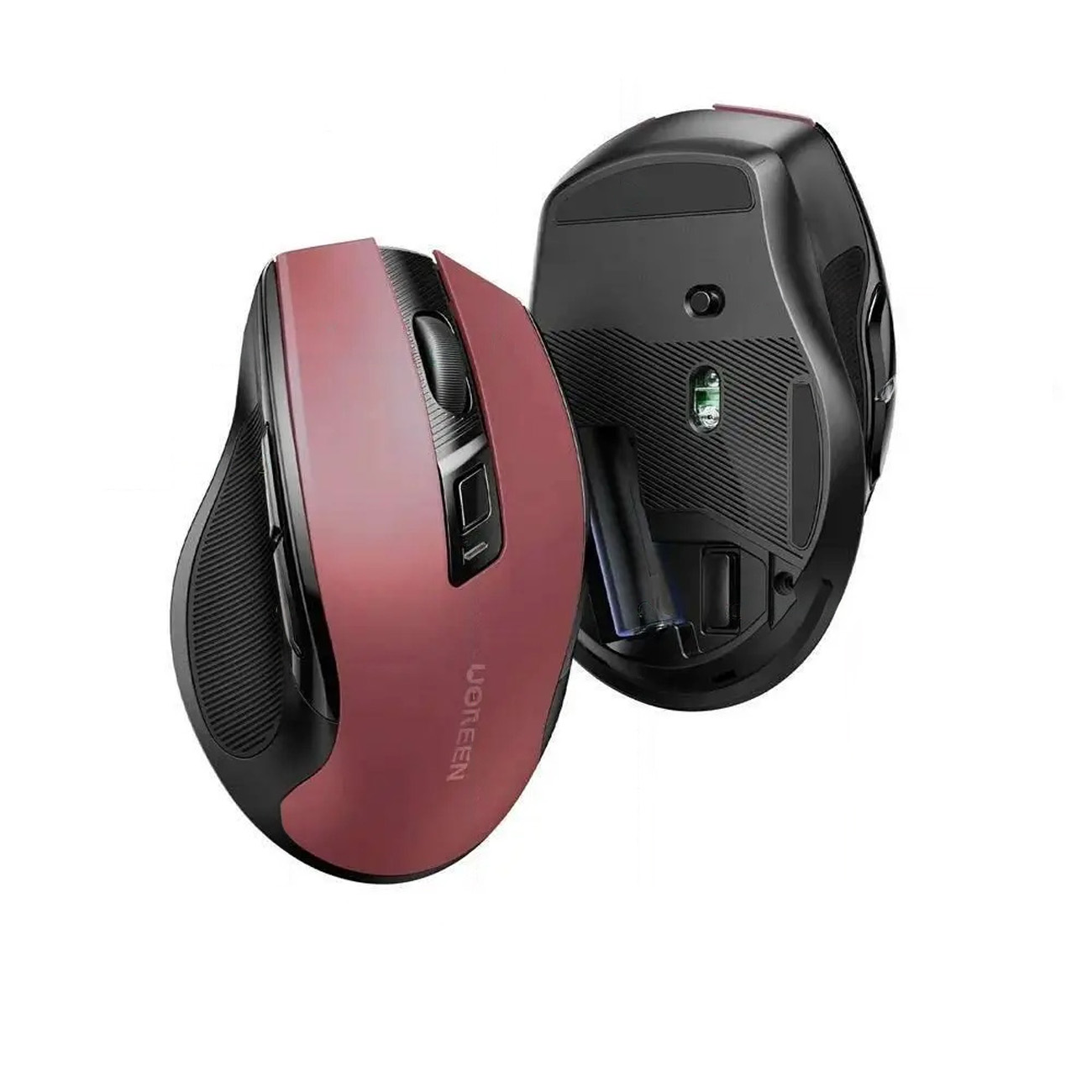 Precizinė Belaidė Usb 2,4 Ghz "bluetooth 5.0" Optinė Pelė 4000 Dpi Raudona