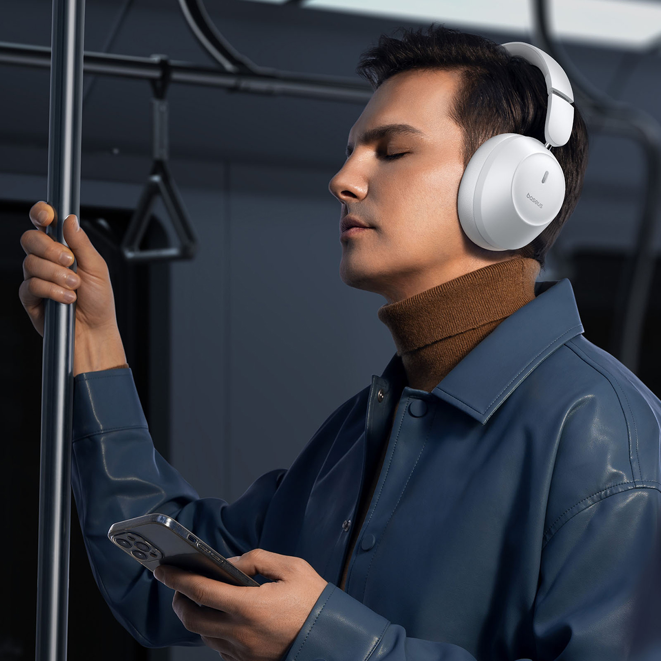 Bass 30 Max Bluetooth 5.3 Belaidės Ausinės į Ausis - Baltos Spalvos