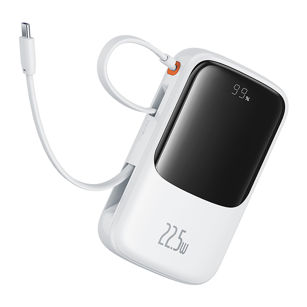 10000 Mah "qpow Pro+" 22,5 W Usb-c Maitinimo Bankas - Baltas
