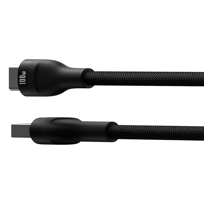 Flash Kabelis 2 Usb-a - Usb-c 100w 2 M - Juodas