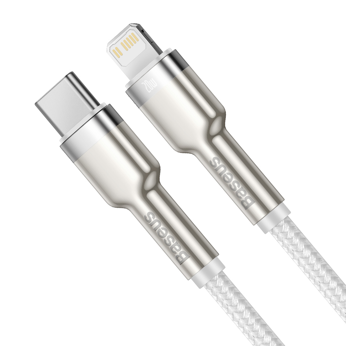 Kabelis Cafule Series Metal Data Usb-c - Iphone Lightning 20w Pd 1 M - Baltas