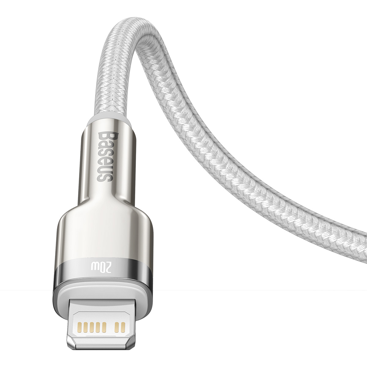 Kabelis Cafule Series Metal Data Usb-c - Iphone Lightning 20w Pd 1 M - Baltas