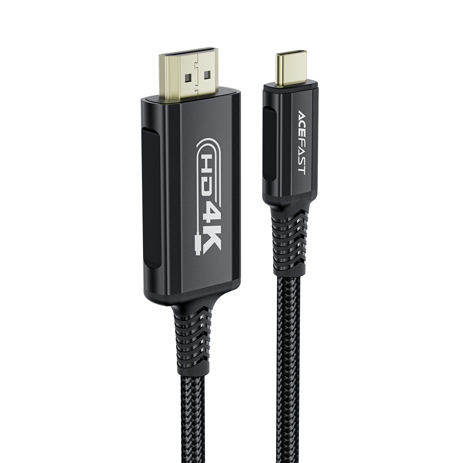 Garso Ir Vaizdo Kabelis Usb-c - Hdmi 4k 60hz Hdr 1,8 M - Juodas