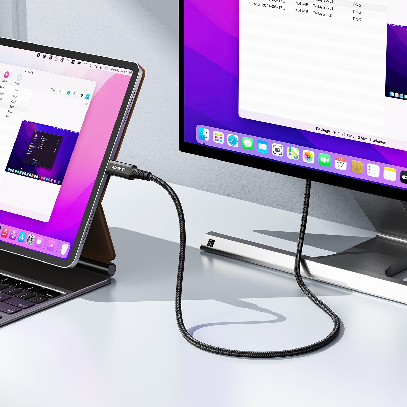 Garso Ir Vaizdo Kabelis Usb-c - Hdmi 4k 60hz Hdr 1,8 M - Juodas
