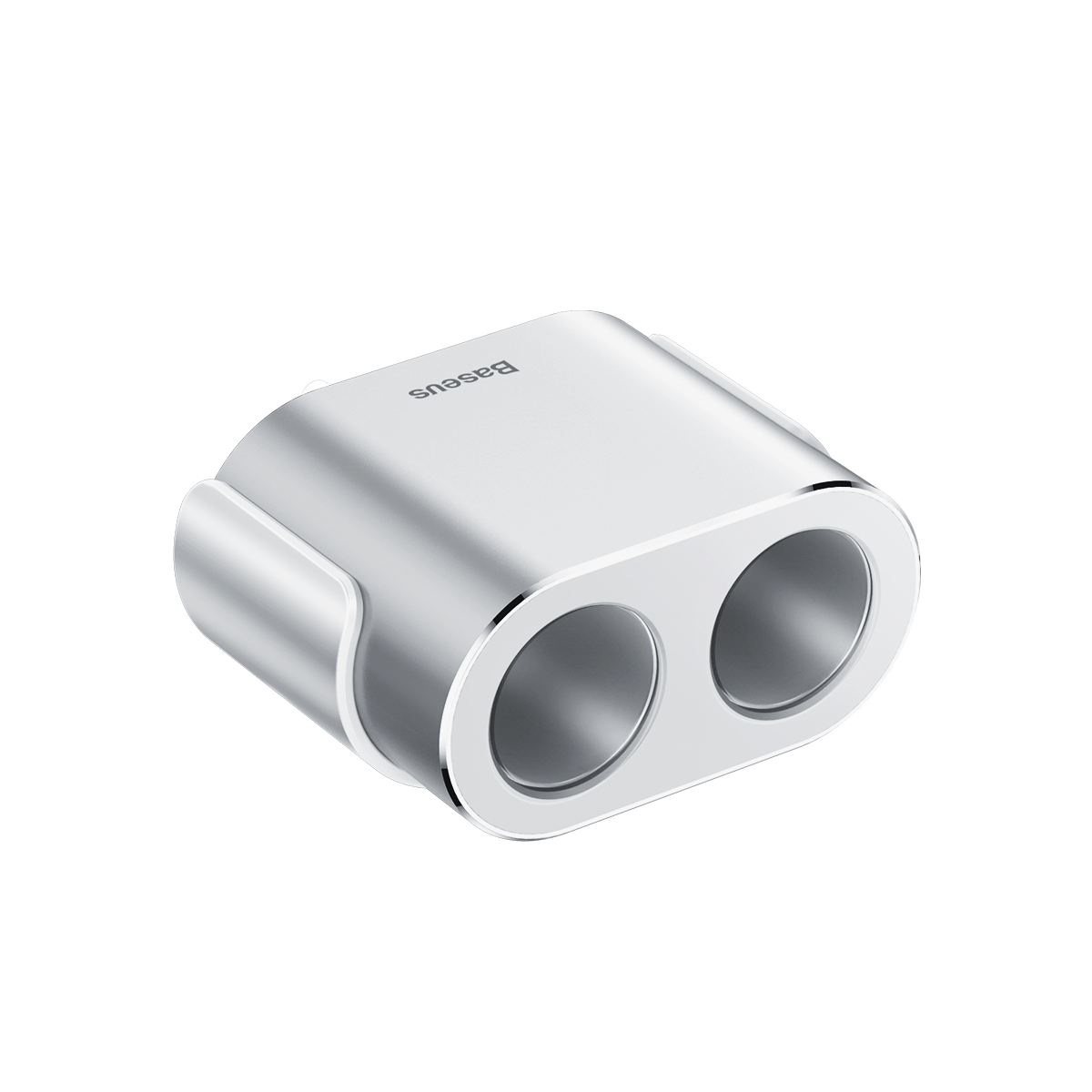 Automobilinis Skirstytuvas 2x Cigarečių žiebtuvėlio Lizdas 80w 2x Usb-a 3.1a - Sidabrinis