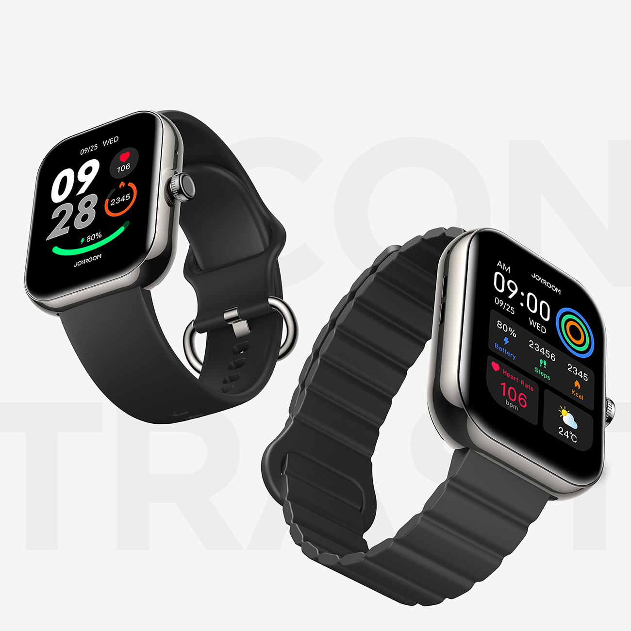 Išmanusis Laikrodis Joyroom Fit-life Jr-ft5 Plus Su Skambučių Priėmimo Funkcija - Juodas