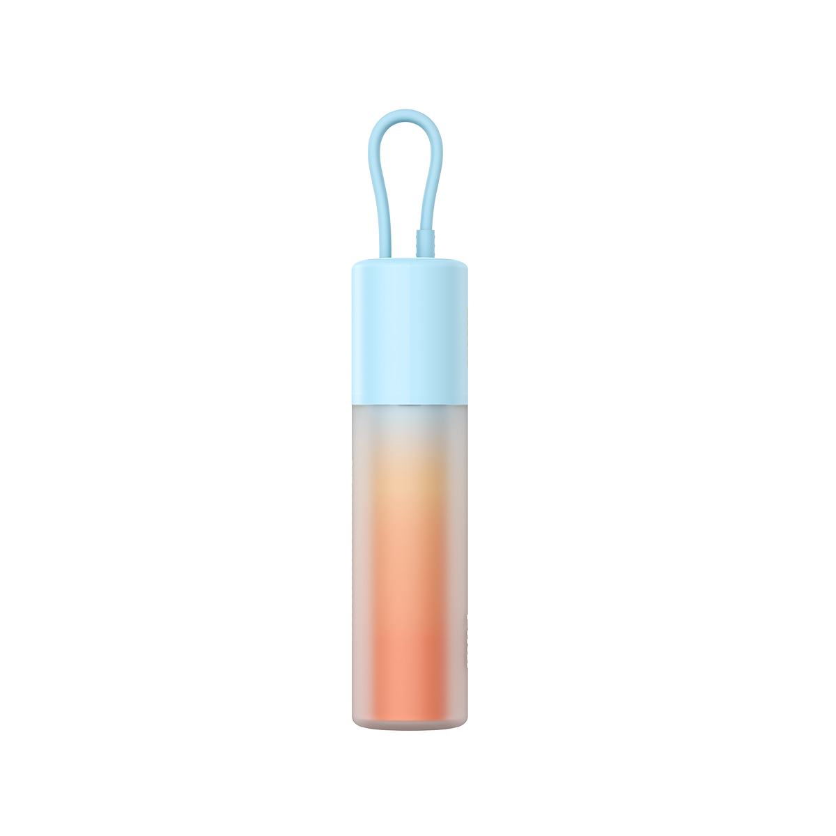 "powerbank Popsicle" 5200 Mah 20w Su "lightning" Laidu 60w/20v/3a/30cm - Mėlyna/oranžinė