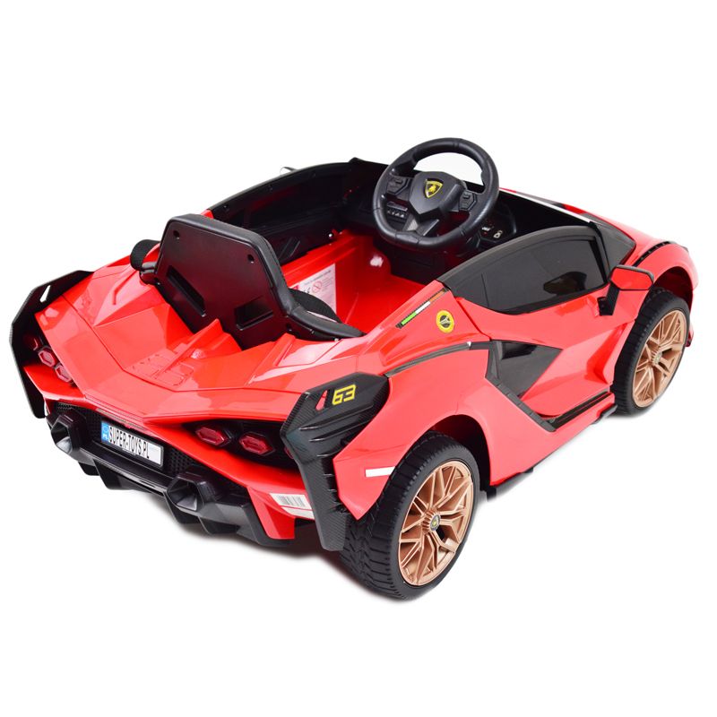 Originalus Lamborghini šienas, Minkšti Ratlankiai, Minkšta Sėdynė, Svyravimo Funkcija - Pilna Galimybė /qls6388