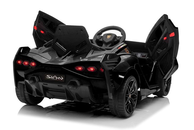 Originalus Lamborghini šienas, Minkšti Ratlankiai, Minkšta Sėdynė, Svyravimo Funkcija - Pilna Galimybė /qls6388