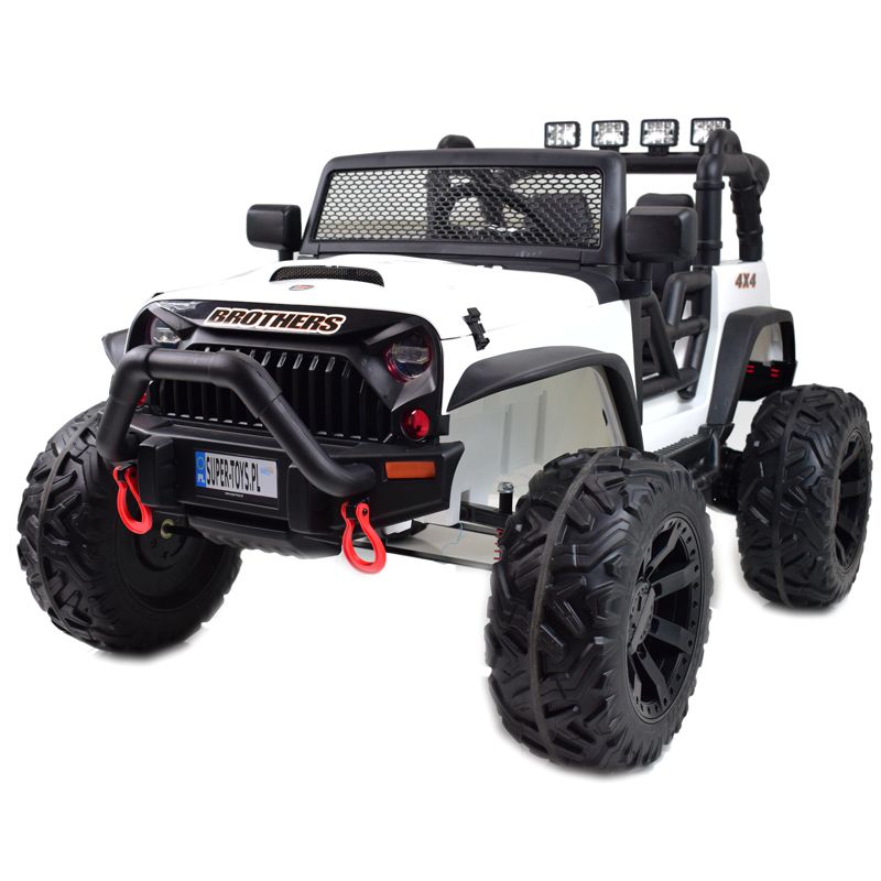 Akumuliatorinis Džipas Brothers , Vairo Stiprintuvas, Minkšti Ratai, Minkšta Sėdynė 24v - 400w/jeep-jc-666