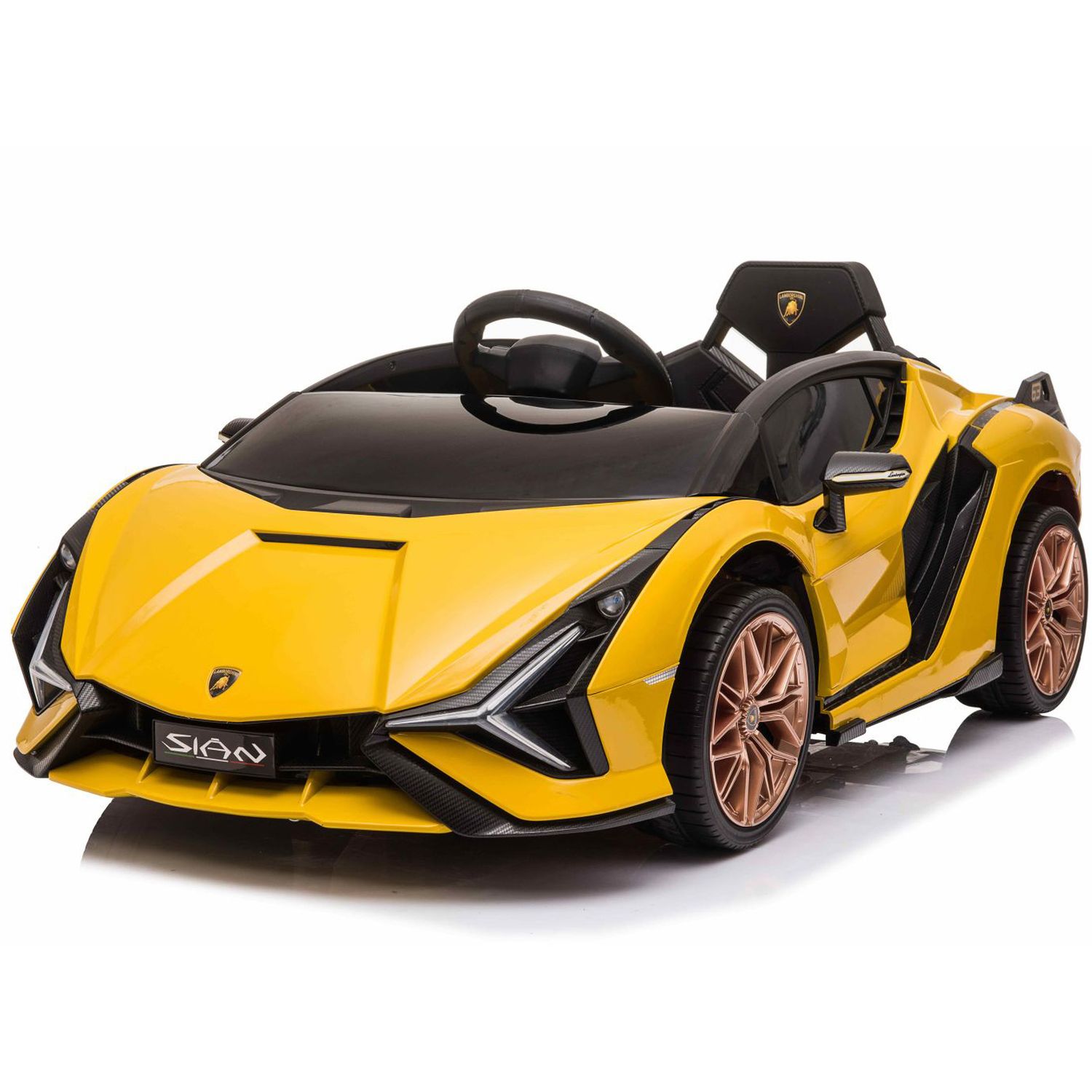 Originalus Lamborghini šienas, Minkšti Ratai, Minkšta Sėdynė, Supimo Funkcija - Pilna Komplektacija /qls6388