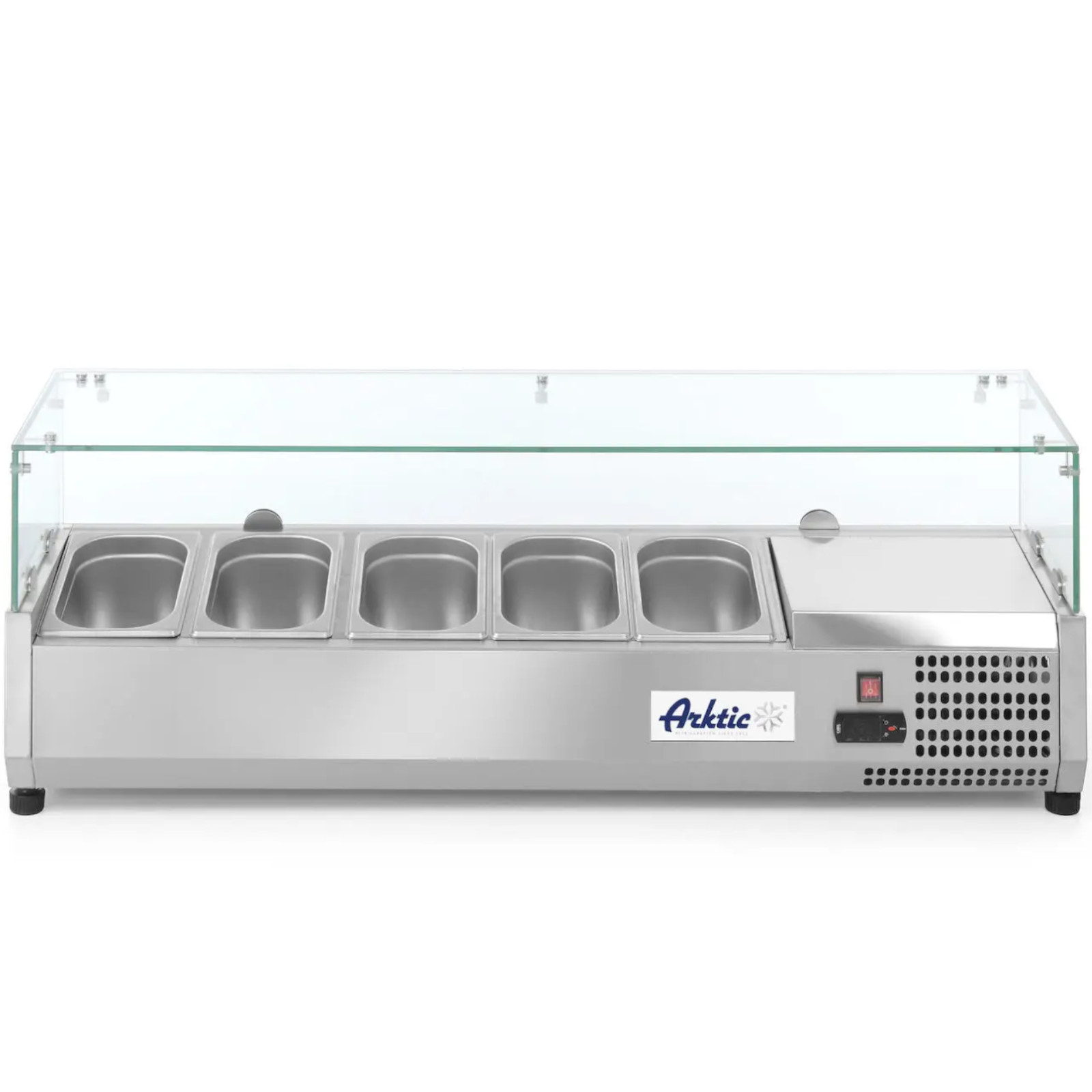 Glazūruota šaldymo Vitrina 5 X Gn 1/4 - Hendi 232903