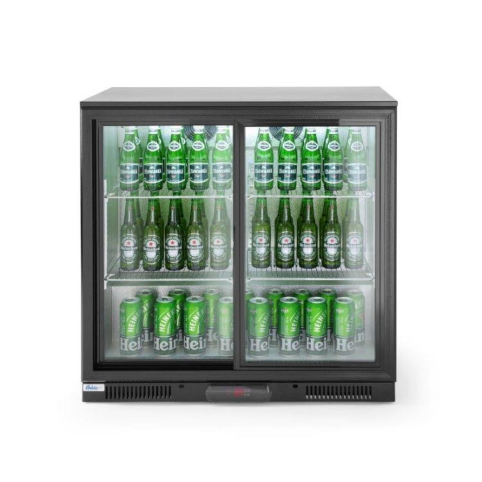 Gėrimų Baro šaldytuvas 2 Durų 90 Cm Pločio 228l