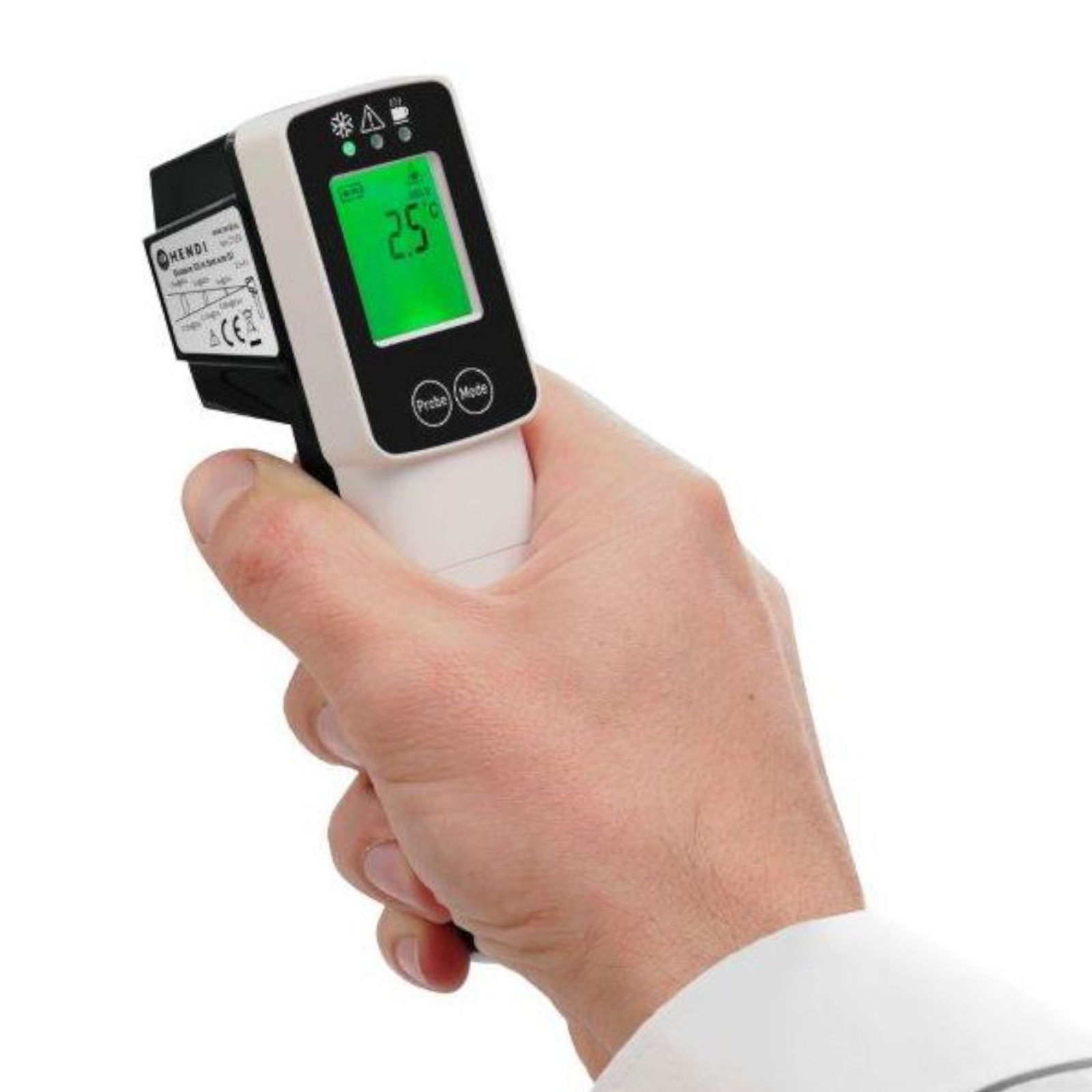 Rvasvt Skaitmeninis Infraraudonųjų Spindulių Gastronominis Termometras Su Zondu Nuo -60c Iki 350c - Hendi 271254