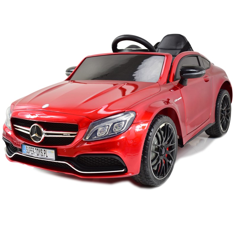 Mercedes C 63 S Coupe, Minkšta Sėdynė , Minkšti Ratai, Esw Sistema, 5 Taškų Saugos Diržai /qy-1588