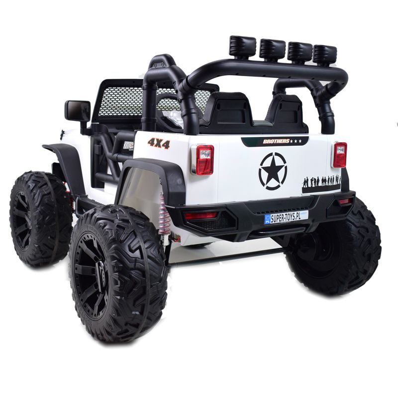 Akumuliatorinis Džipas Brothers , Vairo Stiprintuvas, Minkšti Ratai, Minkšta Sėdynė 24v - 400w/jeep-jc-666