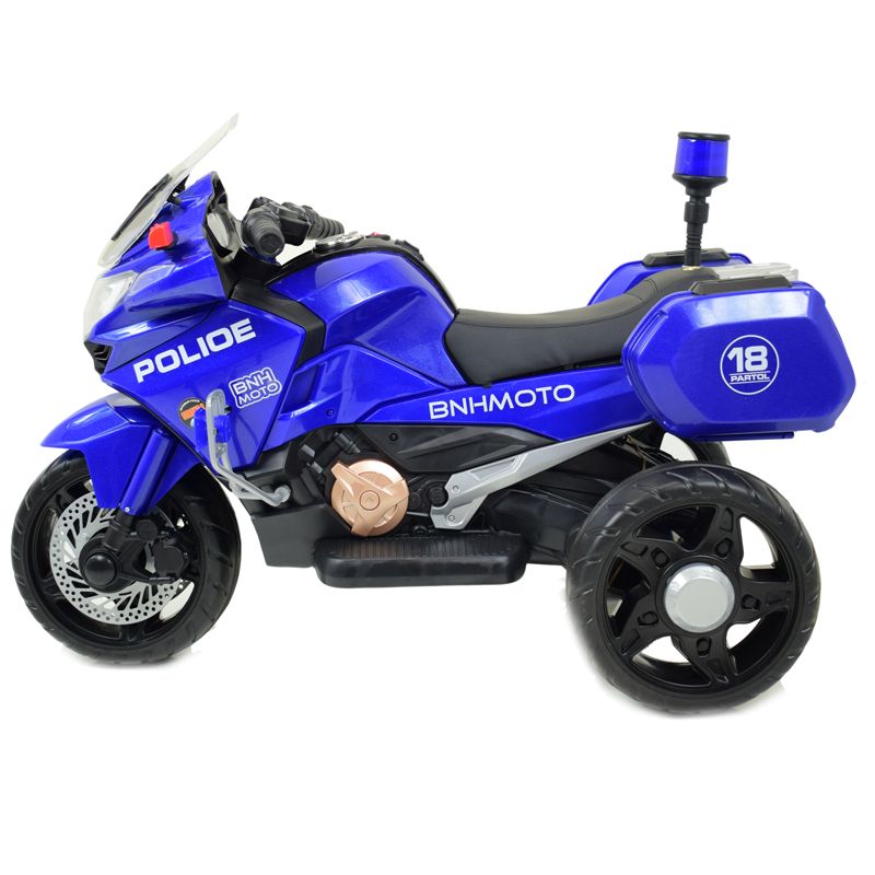 Greitaeigis Policijos Motociklas Su Gaidžiu, Minkštais Ratais, Garsais, Dviem Varikliais, Nuotolinio Valdymo Pulteliu/nt5188