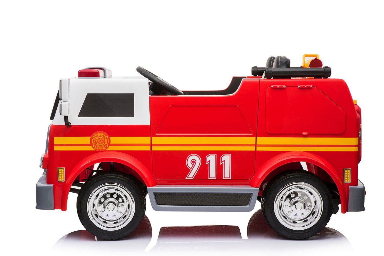 Mega Ugniagesių Komanda Su Garsais, Supimo Funkcija, Megafonu Ir Papildoma įranga, Super Versija/ll911