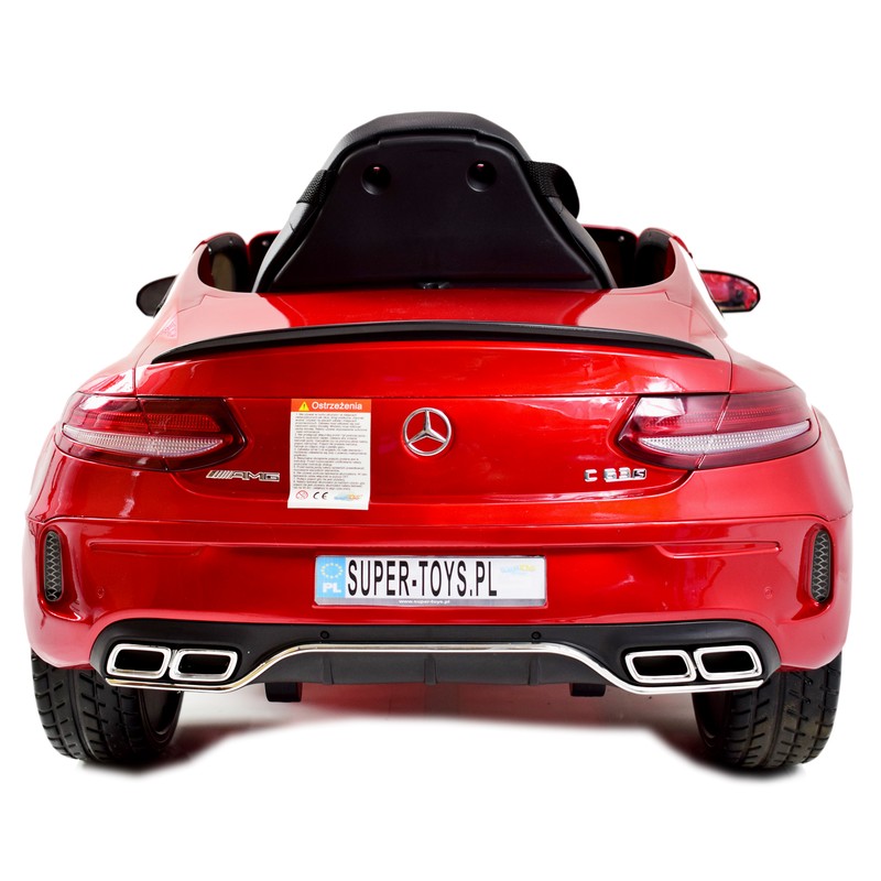 Mercedes C 63 S Coupe, Minkšta Sėdynė , Minkšti Ratai, Esw Sistema, 5 Taškų Saugos Diržai /qy-1588