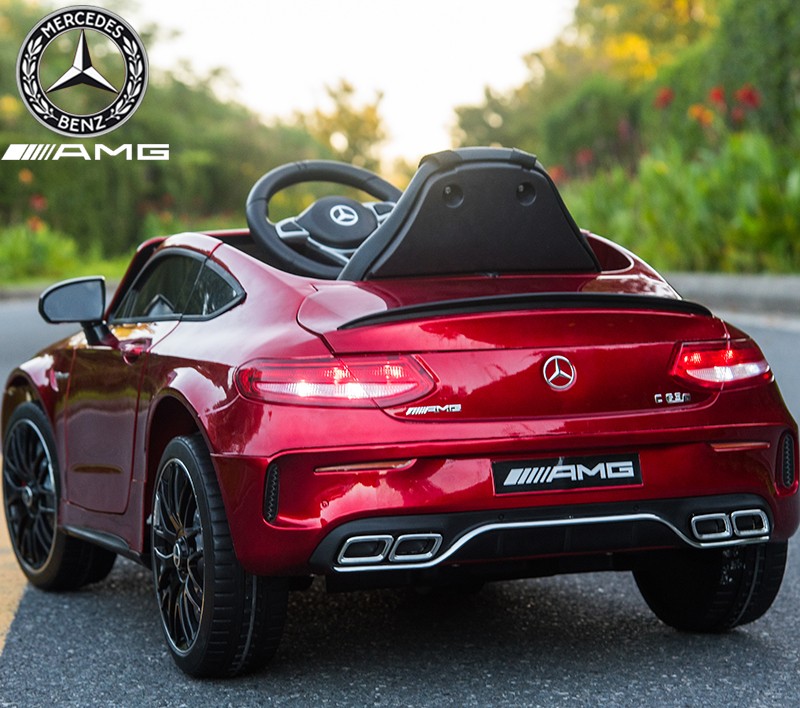 Mercedes C 63 S Coupe, Minkšta Sėdynė , Minkšti Ratai, Esw Sistema, 5 Taškų Saugos Diržai /qy-1588