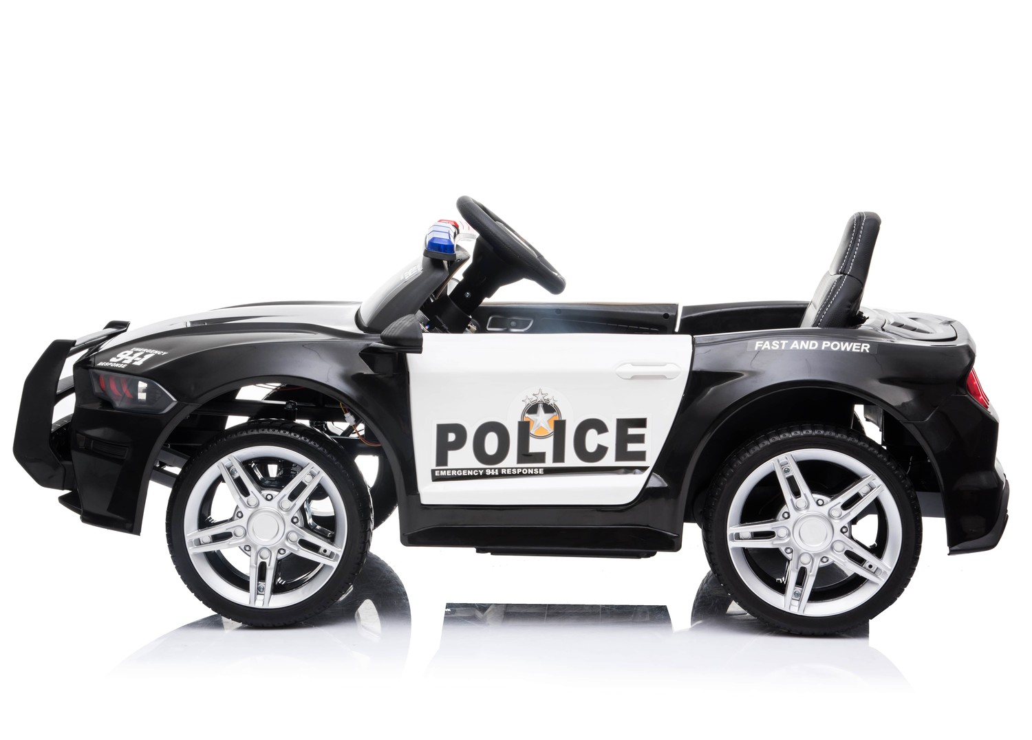 Policijos Automobilis, Garsai, Minkšti Eva Ratai, Minkšta Sėdynė/bbh0007