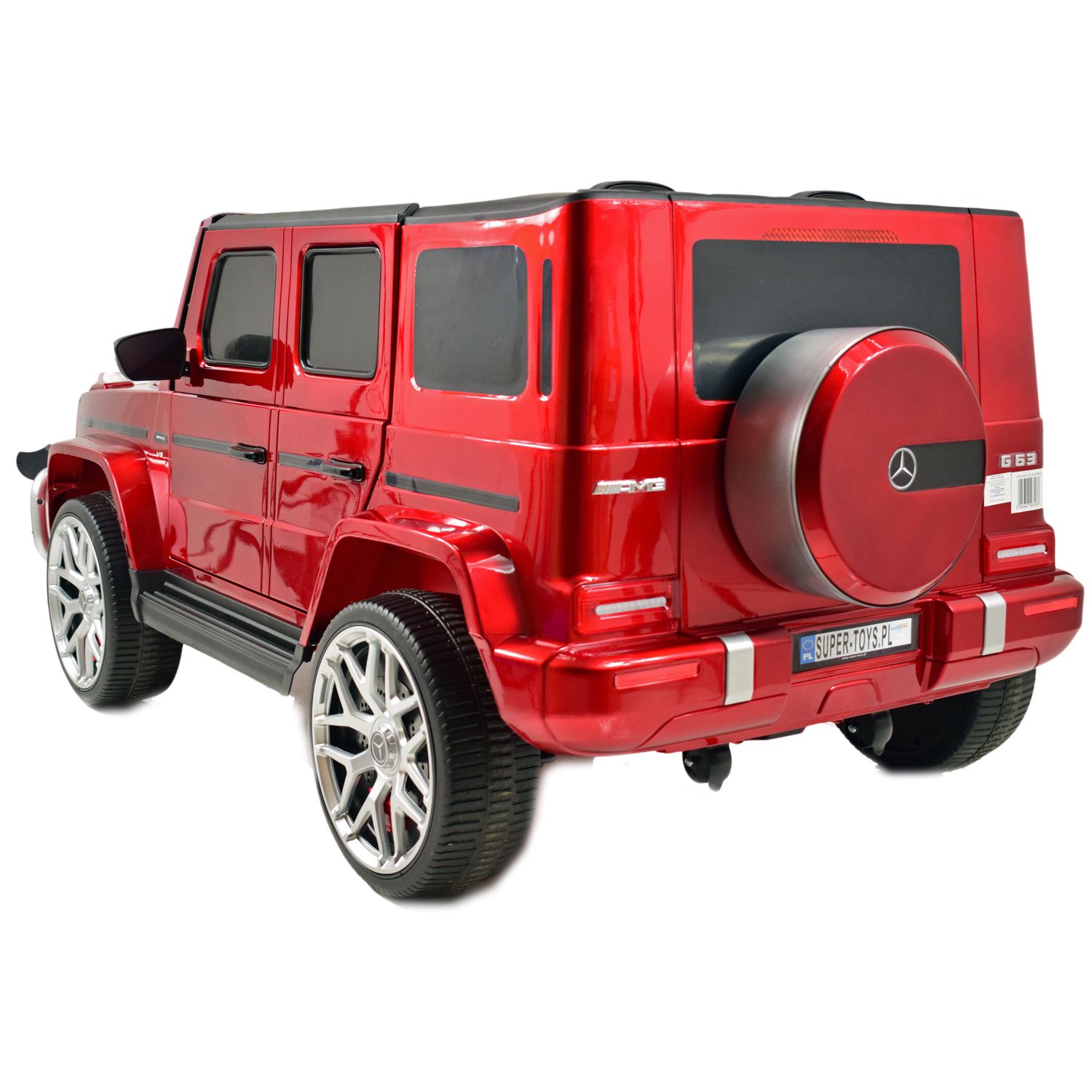 Mercedes G63 Amg 2 Vaikams, 24v, 4x4, Minkšti Eva Ratlankiai, Minkšta Sėdynė, Poliruotas Lakas, Pilna Komplektacija/s-307