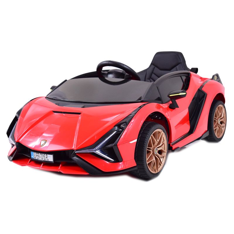 Originalus Lamborghini šienas, Minkšti Ratlankiai, Minkšta Sėdynė, Svyravimo Funkcija - Pilna Galimybė /qls6388