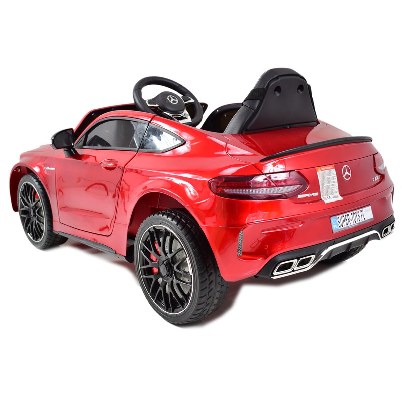 Mercedes C 63 S Coupe, Minkšta Sėdynė , Minkšti Ratai, Esw Sistema, 5 Taškų Saugos Diržai /qy-1588