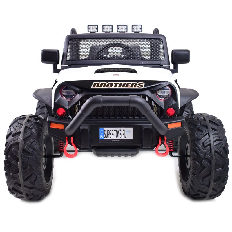 Akumuliatorinis Džipas Brothers , Vairo Stiprintuvas, Minkšti Ratai, Minkšta Sėdynė 24v - 400w/jeep-jc-666