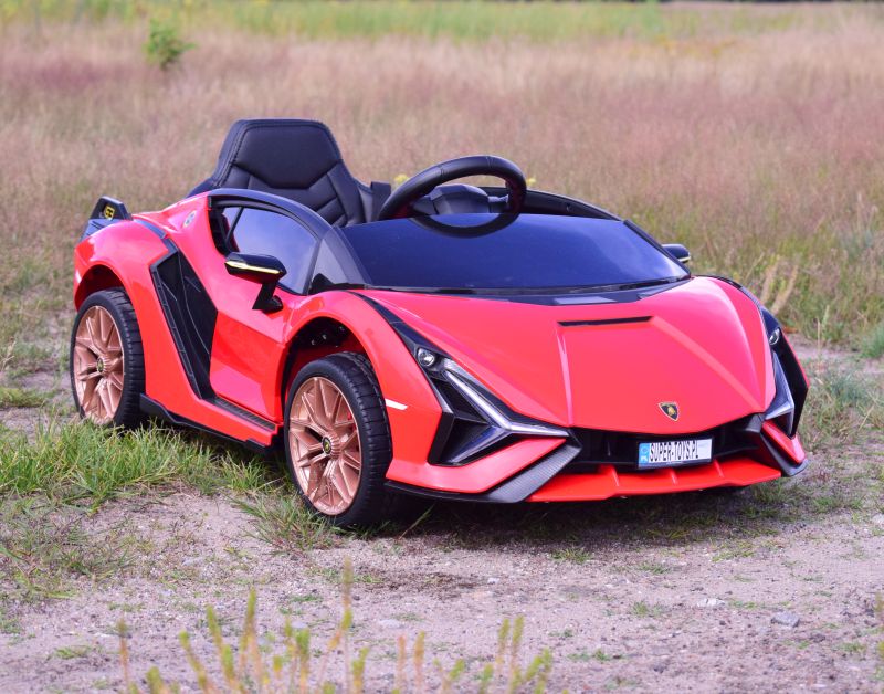 Originalus Lamborghini šienas, Minkšti Ratlankiai, Minkšta Sėdynė, Svyravimo Funkcija - Pilna Galimybė /qls6388