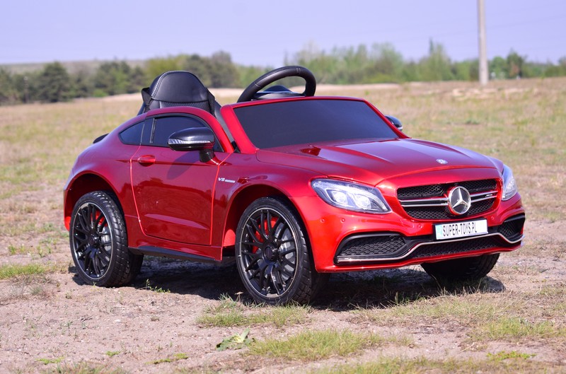 Mercedes C 63 S Coupe, Minkšta Sėdynė , Minkšti Ratai, Esw Sistema, 5 Taškų Saugos Diržai /qy-1588