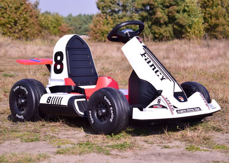 Greitas Išgalvotas Kartingas, Skirtas 12 V Akumuliatoriui, Reguliuojamas - Išplečiamas Rėmas, Itin Smagusbdq-8
