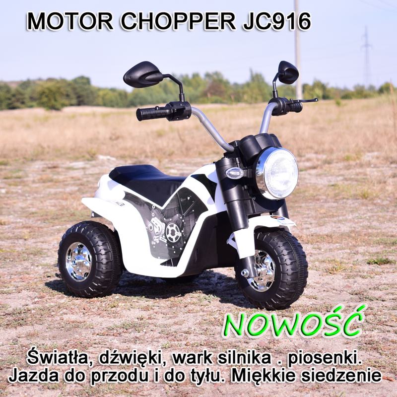 Chopper Motociklas - Pirmasis Kūdikio Motociklas, Minkšta Sėdynė/jc916