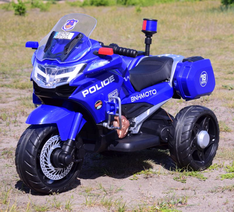 Greitaeigis Policijos Motociklas Su Gaidžiu, Minkštais Ratais, Garsais, Dviem Varikliais, Nuotolinio Valdymo Pulteliu/nt5188