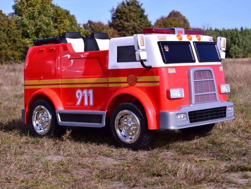 Mega Ugniagesių Komanda Su Garsais, Supimo Funkcija, Megafonu Ir Papildoma įranga, Super Versija/ll911