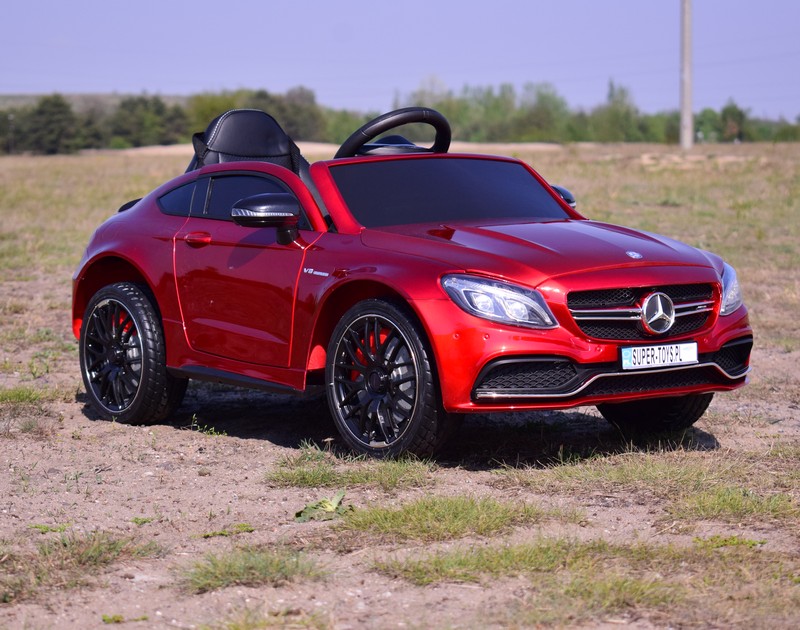 Mercedes C 63 S Coupe, Minkšta Sėdynė , Minkšti Ratai, Esw Sistema, 5 Taškų Saugos Diržai /qy-1588