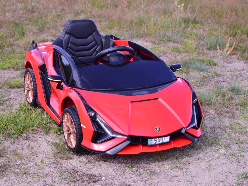 Originalus Lamborghini šienas, Minkšti Ratlankiai, Minkšta Sėdynė, Svyravimo Funkcija - Pilna Galimybė /qls6388