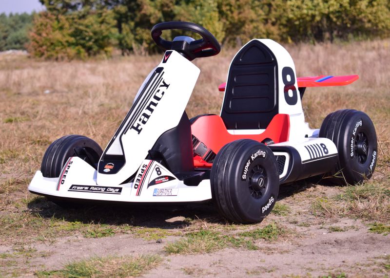 Greitas Išgalvotas Kartingas, Skirtas 12 V Akumuliatoriui, Reguliuojamas - Išplečiamas Rėmas, Itin Smagusbdq-8