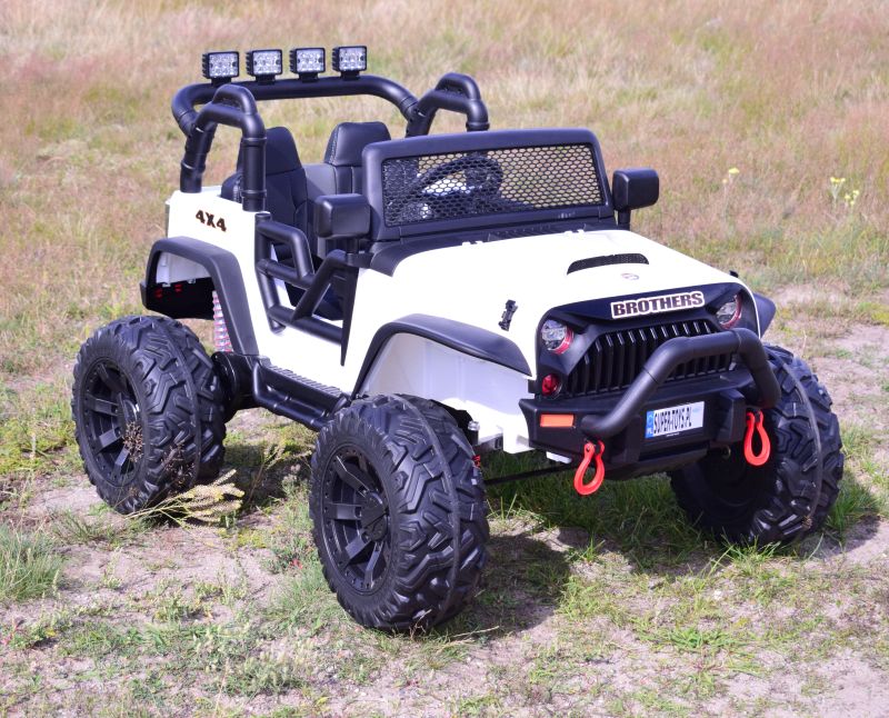 Akumuliatorinis Džipas Brothers , Vairo Stiprintuvas, Minkšti Ratai, Minkšta Sėdynė 24v - 400w/jeep-jc-666