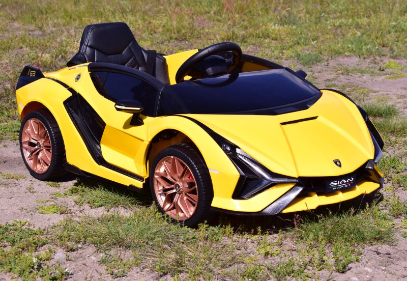 Originalus Lamborghini šienas, Minkšti Ratai, Minkšta Sėdynė, Supimo Funkcija - Pilna Komplektacija /qls6388