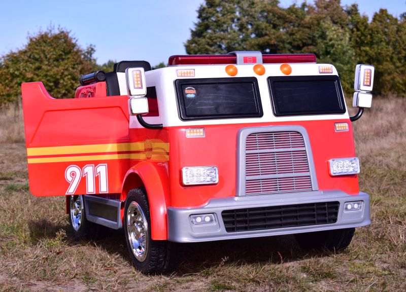 Mega Ugniagesių Komanda Su Garsais, Supimo Funkcija, Megafonu Ir Papildoma įranga, Super Versija/ll911