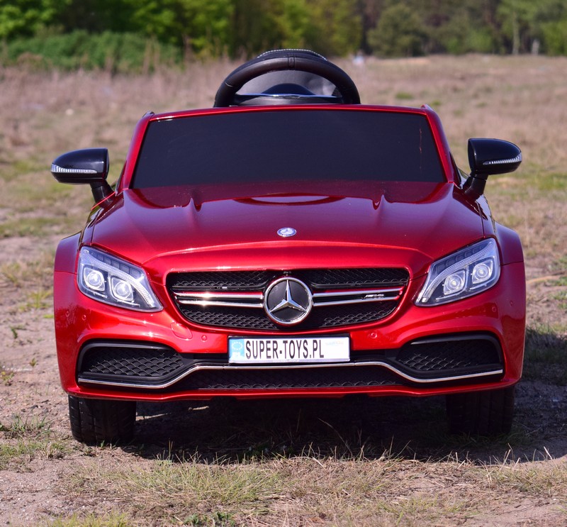 Mercedes C 63 S Coupe, Minkšta Sėdynė , Minkšti Ratai, Esw Sistema, 5 Taškų Saugos Diržai /qy-1588
