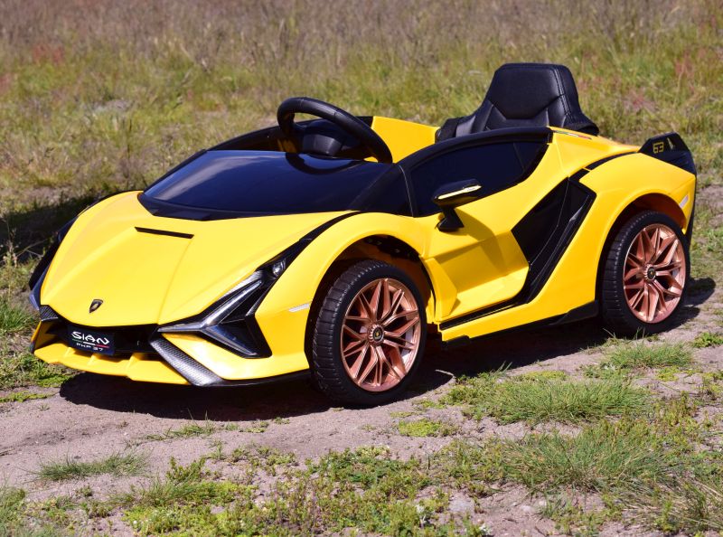 Originalus Lamborghini šienas, Minkšti Ratai, Minkšta Sėdynė, Supimo Funkcija - Pilna Komplektacija /qls6388
