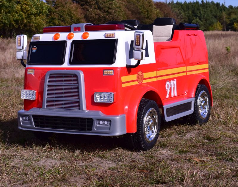 Mega Ugniagesių Komanda Su Garsais, Supimo Funkcija, Megafonu Ir Papildoma įranga, Super Versija/ll911