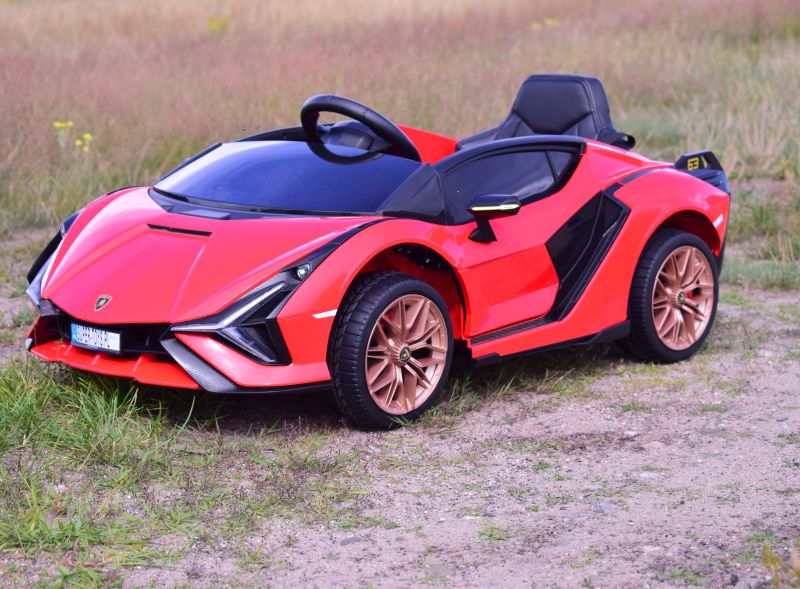 Originalus Lamborghini šienas, Minkšti Ratlankiai, Minkšta Sėdynė, Svyravimo Funkcija - Pilna Galimybė /qls6388