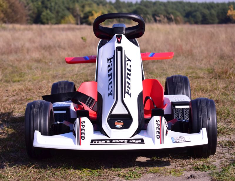 Greitas Išgalvotas Kartingas, Skirtas 12 V Akumuliatoriui, Reguliuojamas - Išplečiamas Rėmas, Itin Smagusbdq-8